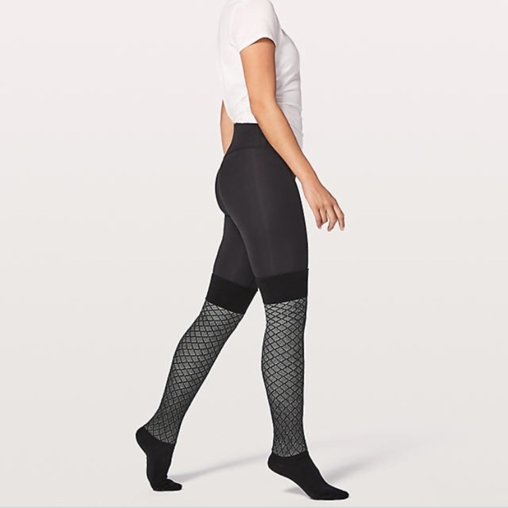 Lululemon thigh-high “savasana” socks